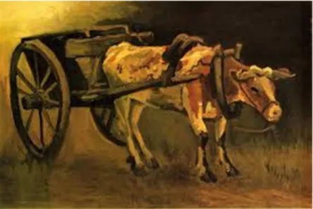 Fig. 2 – Vincent van Gogh, Cart with Red and White Ox, Otterlo, Olanda, Kröller-Müller  Museum