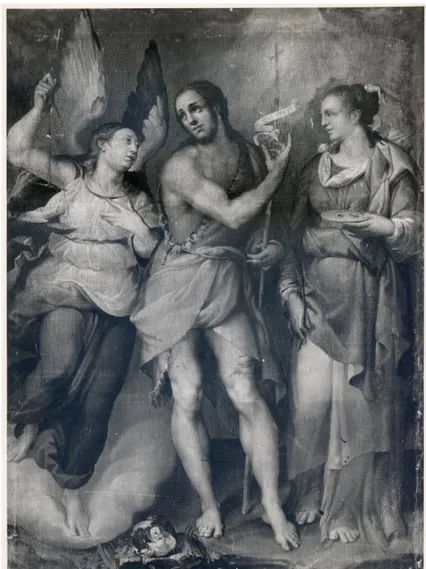 Fig.  3  -  Bartolomeo  Passerotti,  S.  Giovanni  Battista  tra  S.  Michele  Arcangelo  e  S