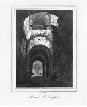 Fig.  1,  Carlo  Baldassarre  Simelli,  Roma  nel  Colosseo,  Museo  di  Roma  in  palazzo  Braschi,  Archivio Fotografico, Roma