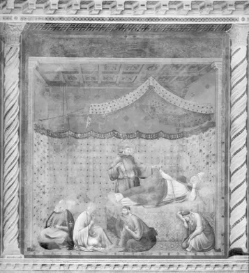 Fig.  10,  Giotto,  L’apparizione  a  Gregorio  IX, Assisi,  San Francesco, Basilica superiore.