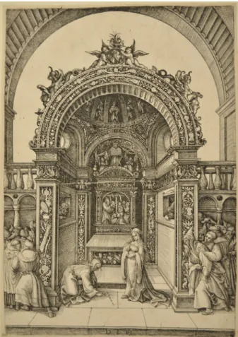 Fig.  3,  Daniel  Hopfer,  Cristo  e  l’Adultera,  1524  circa,  Bologna,  Pinacoteca  Nazionale,  Gabinetto  Disegni e Stampe, inv