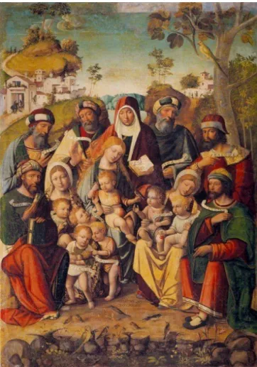 Fig.  8,  Lorenzo  Fasolo,  Genealogia  della  Vergine,  Parigi,  Louvre,  deposito,  inv