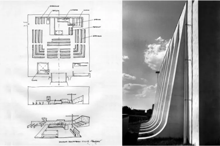 Fig. 6 Glauco Gresleri. San Giovanni Battista Nuovo. Imola (Bologna), 1961–69. Gresleri, Glauco