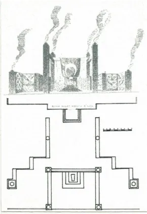 fig.  7  Bruno  Taut,  progetto  del  catafalco  di  Mustafa  Kemal  Atatürk.  Fonte:  AA.VV.,  Thinking of Ataturk: the Catafalque and Anitkabir