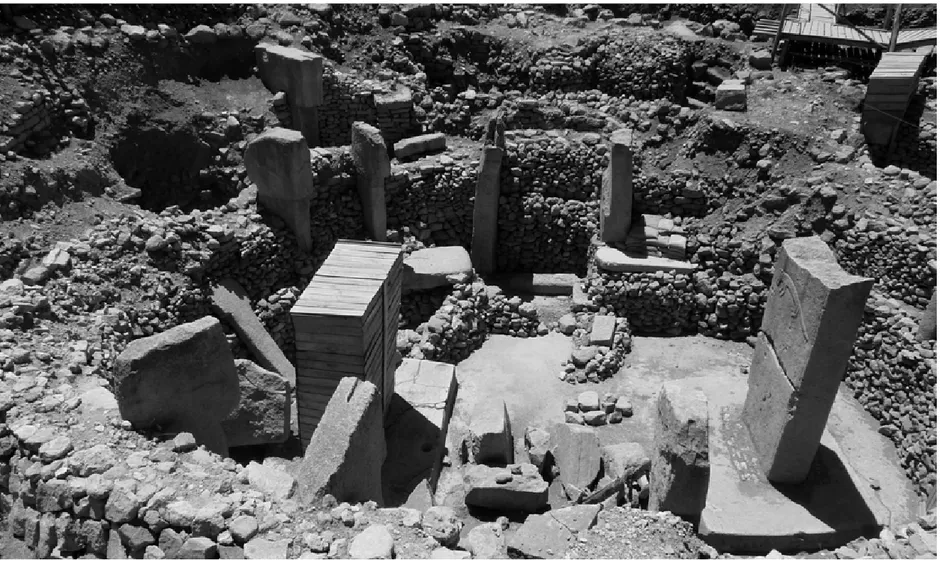 Fig. 1 - Excavations of Gobekli Tepe Site, Turkey, 9,600 BC