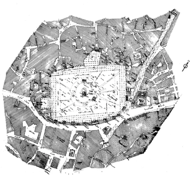 Fig. 2b- Plan Drawing of Mecca, 1954 Source: Courtesy of the Author &amp; ACE 