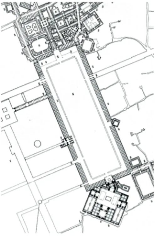 Fig.  10  -  Isfahan,  Iran  -  Plan  of  Bazaar  and  Maydan  i  Naghsh  i  Jahan, 17th C