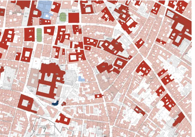 Fig. 3 - Stralcio dalla Disciplina dei  materiali urbani e  classificazio-ne del territorio