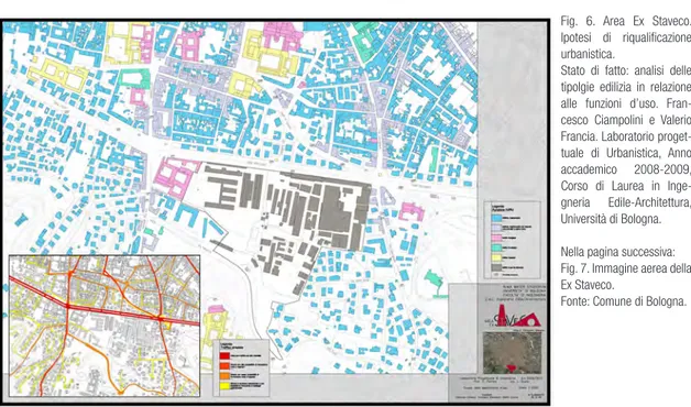 Fig.  6.  Area  Ex  Staveco.  Ipotesi  di  riqualificazione  urbanistica. 