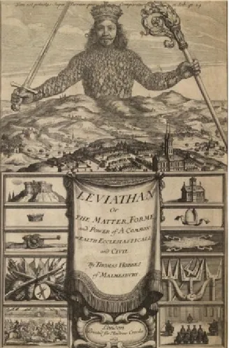 Fig.  1  Abraham  Bosse,  Leviathan,  frontespizio  di  T.  Hobbes,  Leviathan  (1651) [edizione “Head”]