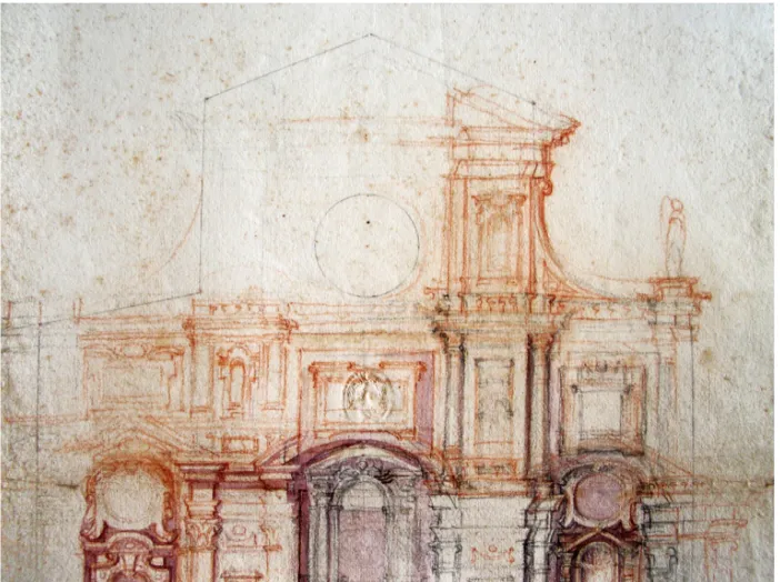 Fig. 2. Bernardino Radi (attr.), progetto per la facciata di Santa Maria del Fiore, Firenze, GDSU, n