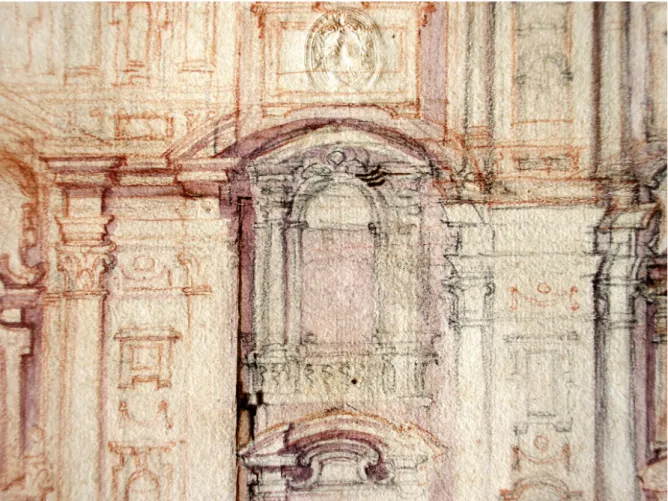 Fig. 3. Bernardino Radi (attr.), progetto per la facciata di Santa Maria del Fiore, Firenze, GDSU, n