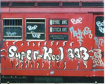 Fig. 11. Super Kool 223, 1972, New York, vagone MTA Fig. 12. Phase 2, inizio anni ’70, New York, vagone MTA