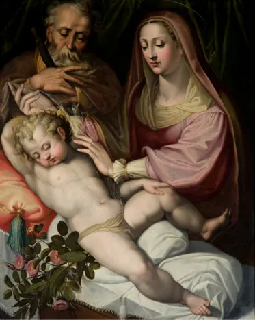 Fig. 1. Francesco Cavazzoni (?), Sacra Famiglia, 1570 ca., Bologna,  Collezioni Comunali d’Arte