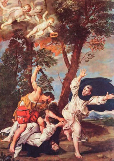 Fig. 1 - Domenico Zampieri detto il “Domenichino” (Bologna, 1581-Napoli, 1641), Martirio di san Pietro Martire da Verona, ca