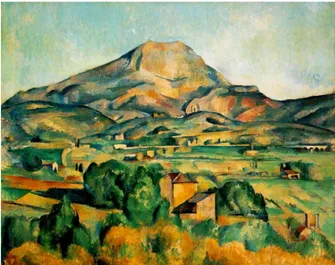 Figura 1 – P. Cézanne, Mont Sainte-Victoire, 1895