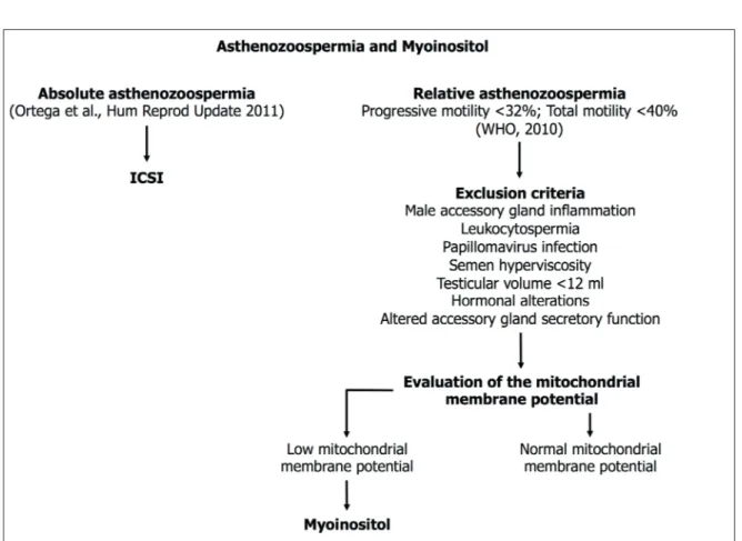 Figure 1. Possible use of MYO it patients with asthenozoospermia.