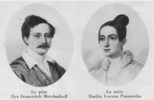FIGURE 1 Metchnikoﬀ’s parents. Reproduced from reference 10 , with permission.