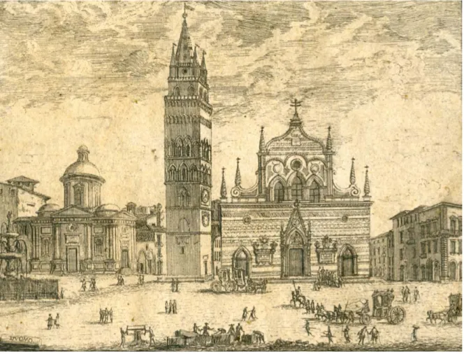 Figura 12. Francesco Sicuro, Duomo, 1768, incisione. Palermo, Galleria Regionale della Sicilia, Palazzo Abatellis.