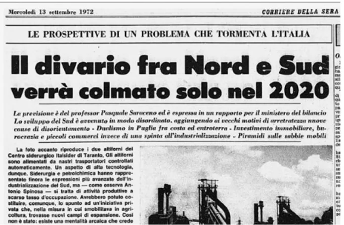 Fig. 1.1 Source: Corriere della Sera, 13 th of September, 1972.