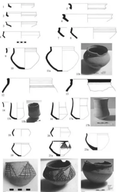 Fig. 2: Selection ofpottery sherds from pre- and early-Khabur ware levels. Area G. A-D I-6 phase P: n