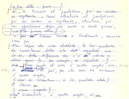 Fig. 3 The handwritten transcription. 