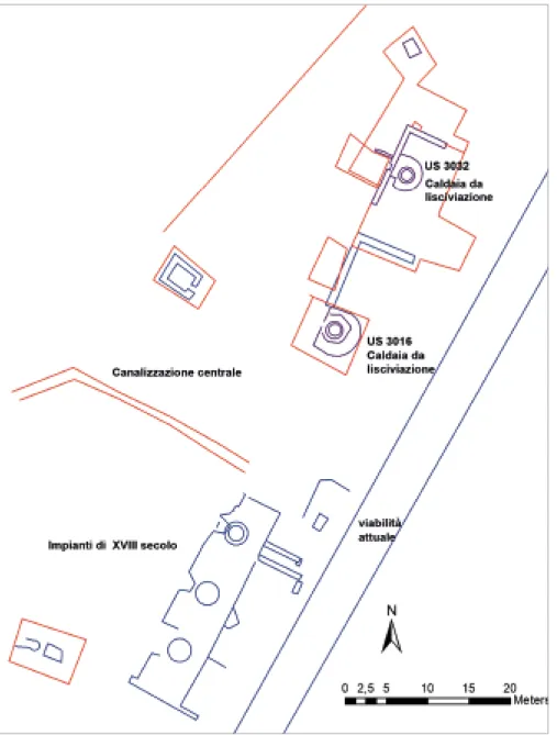 fig.  9 – Monteleo, Area 3000, planimetria 