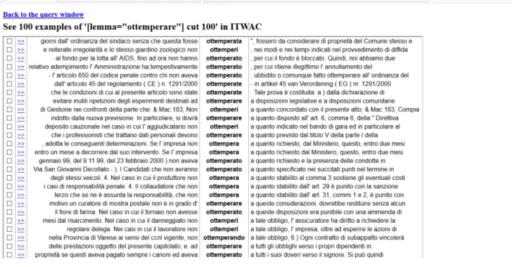 Fig.  2:  An  example  of  colligation:  “ottemperare”