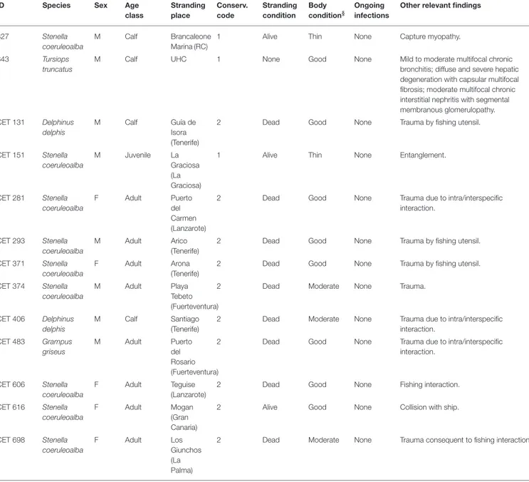 TABLE 1 | Continued