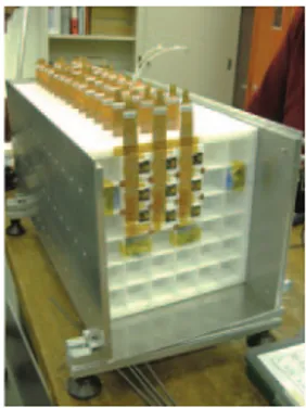 Fig. 2. – the partially completed prototype used for the tests at CERN.