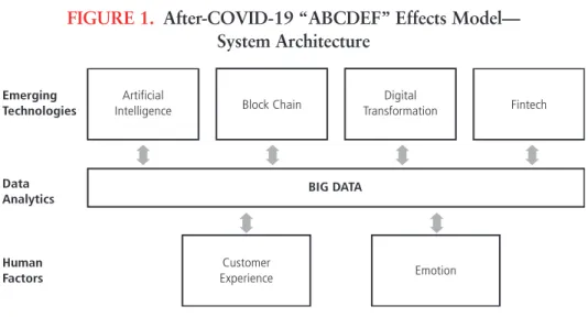 FIGURE 1.   After-COVID-19 “ABCDEF” Effects Model—  System Architecture 