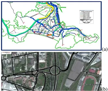 Figura n. 3. – Alcune applicazioni di modellazione della domanda di trasporto sviluppate  presso l’Università degli Studi di Cassino