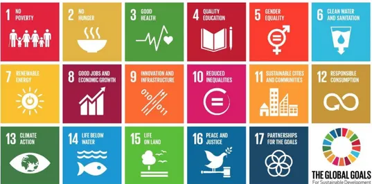 Figura n.1 – Gli Obiettivi di Sviluppo Sostenibile dell’Agenda ONU 2030.  Fonte:  https://sustainabledevelopment.un.org/ .