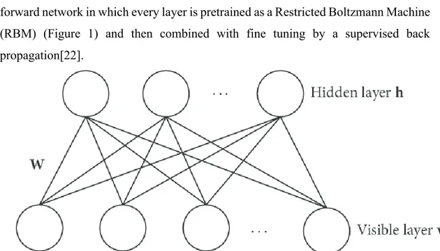 Figure 1- Restricted Boltzmann Machine Model