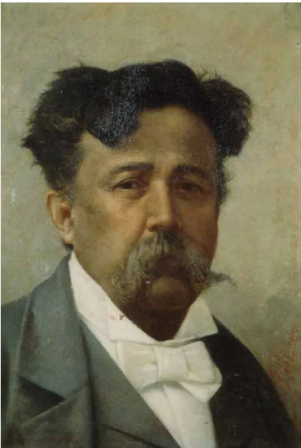 Fig. 3. Francesco Padovano (Palermo 1842-1919), Ritratto del pittore Francesco Lojacono, olio su tela,  cm 44x31,5, firmato in basso a destra: F