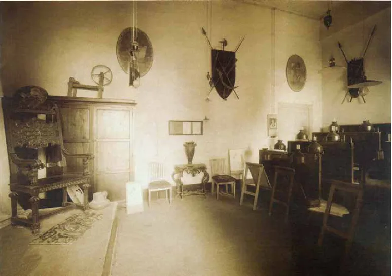 Fig. 13. Palermo, Palazzo Larderia-Ganci, Aula per lo studio dal vero, fotografia della fine del XIX sec.