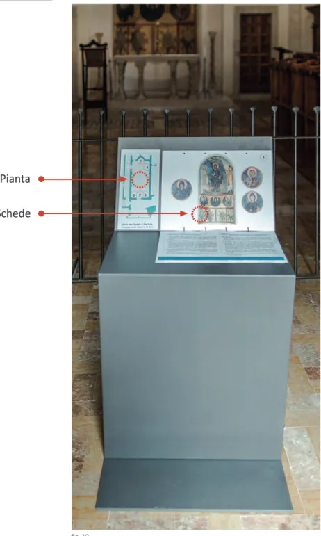 Fig. 10. Montecassino, Museo dell’Abbazia – Schede di sala