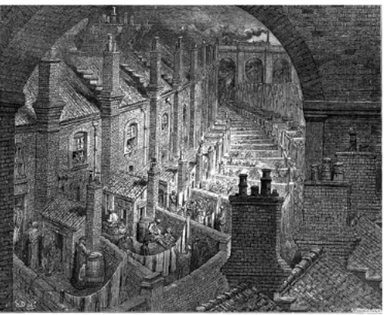 Figura - Slums di Londra Ficheiro: London slum Wellcome 1887 