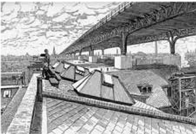 Fig. 1. Design for an elevated railway in the German cities, 