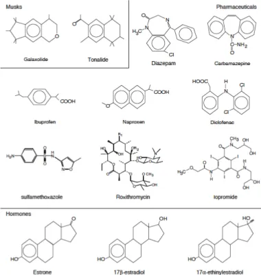 Figure 1.3 shown an example of the chemical structure for some PhCs.