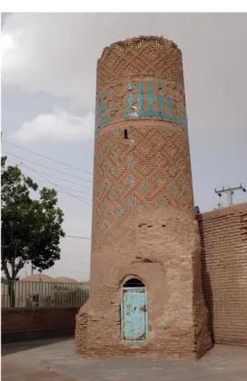 Figure 1.11. The Minaret of the Negār  Mosque, near Bardsir, Kermān province  (photo: Jafarzadeh) 