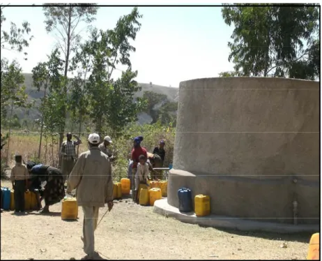 Figure 2.6: Community water supply well from the study area (photo: January 2007)  2.6