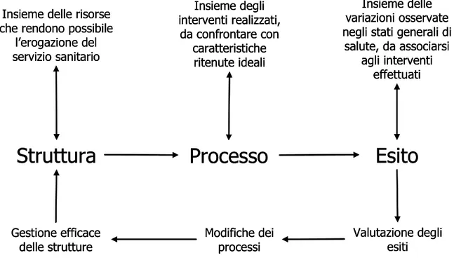 Figura 14. Il sistema dinamico di valutazione della qualità dei servizi sanitari