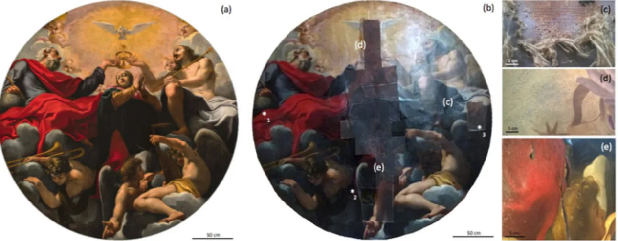 Fig 1. Carlo Bononi, Incoronazione della Vergine. 1616–1620, oil on canvas, 280 cm in diameter, Ferrara, Basilica of Santa Maria in