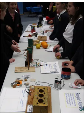 Fig. 2.8 – The Department of Engineering’s stand about  electricity at the School Science Fair within Bath Taps 