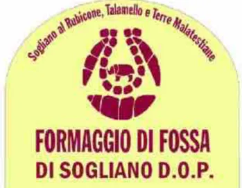 Figura 10 Logo inserito nel Disciplinare di produzione del &#34;Formaggio di Fossa&#34; DOP  riconosciuto con Reg