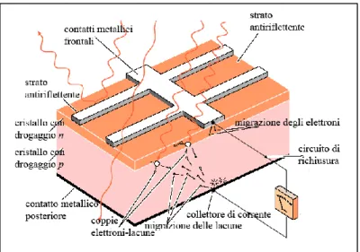 Figura 10. Struttura cella in silicio monocristallino http://www.cifgroup.it/tecnologia_fotovoltaica_cella_fotovoltaica.php