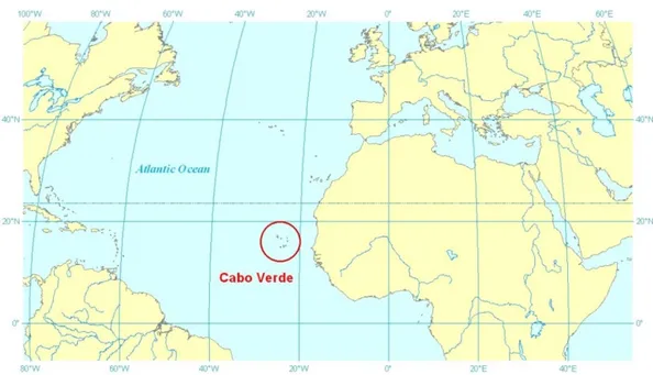 Figure 1: Localization of Cape Verde 