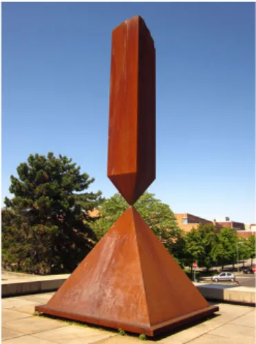 Figura 3 Barnett Newmann, Broken Obelisk, 1963