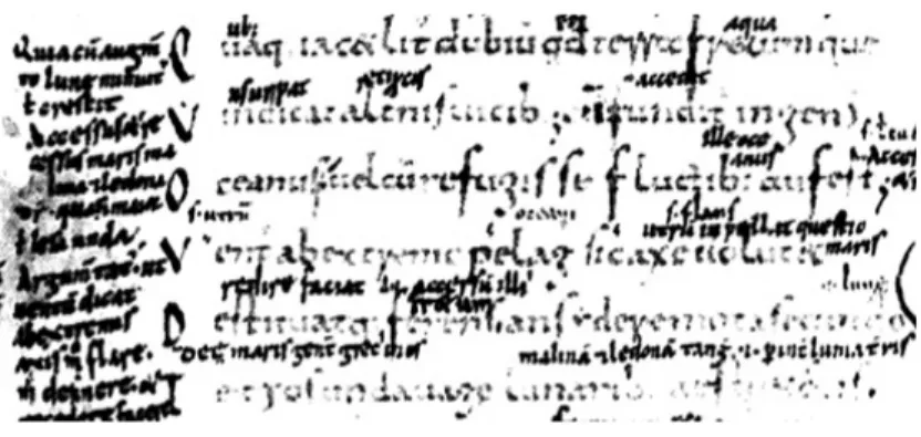 Fig. 1. Codex Bernensis 45 saec. X (B), 4 v 